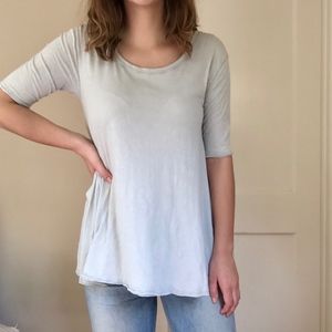 Free People light green tunic top